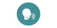 Talking icon